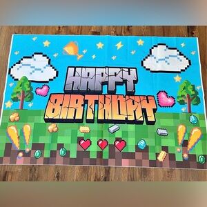 Minecraft Happy Birthday Decorations